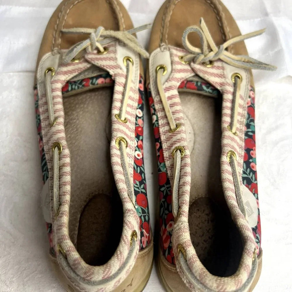 Sperry Top Sider Angelfish Liberty‎ Floral Loafers Size 8.5 - Picture 3 of 10